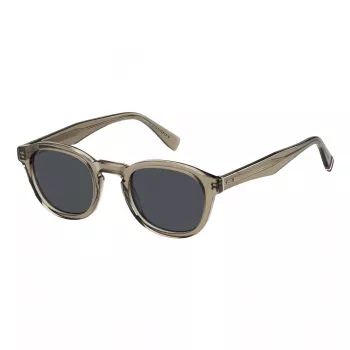 Tommy Hilfiger Óculos de sol homem TH-2031-S-10A Preto Retangulares 49 mm