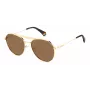 Óculos de sol POLAROID PLD6211SXJ5G unissexo - armação preta, lentes cinzentas polarizadas, 57 mm