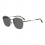 Óculos de sol BOSS BOSS1561FSK6L para homem retangulares - armação preta lentes cinzentas 57/20/145 mm