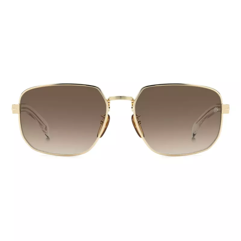 Óculos de sol DAVID BECKHAM DB7121GSLOJ para homem quadrados Havana castanho 60 mm