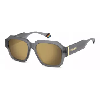 Óculos de sol retangulares unissexo Polaroid PLD6212SXRIW - polarizados UV400 54 mm