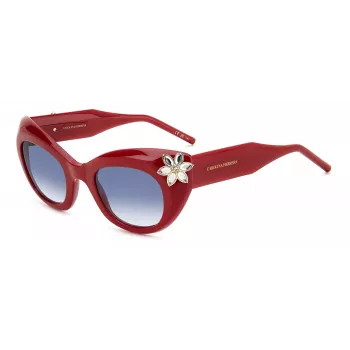 Óculos de sol de mulher Cat-Eye CAROLINA HERRERA HER0215SC9A - Havana/castanho degradê 50/25/140 mm