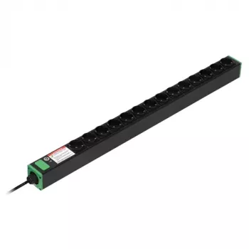 APC Easy Rack PDU Basic, vertical, monofásico, 3,7 kW, 230 V, 16 A, 14x tomadas Schuko