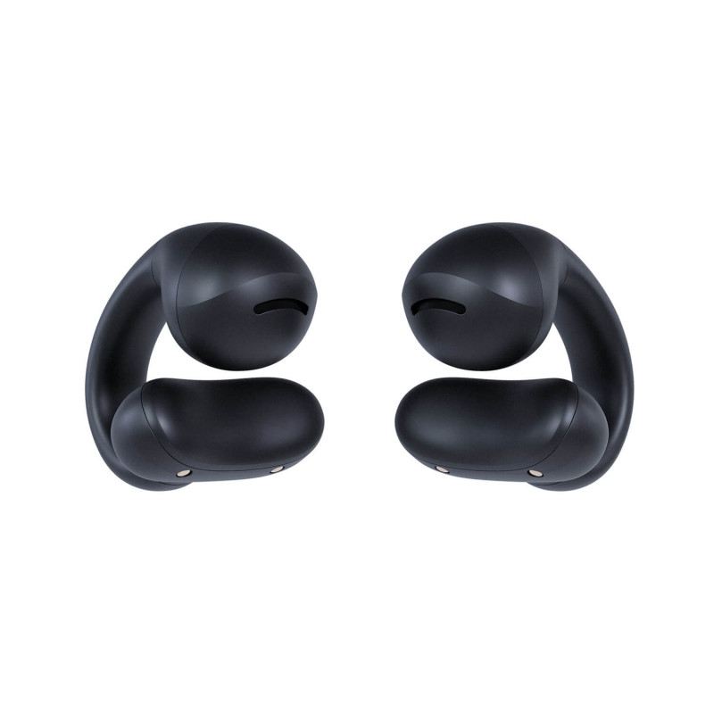 Auscultadores sem fios open-ear com clipe Happy Plugs Clip (preto)