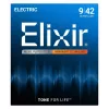 Cordas para guitarra elétrica Elixir Strings 12002 Nanoweb, Super Light .009-.042, pack de 6