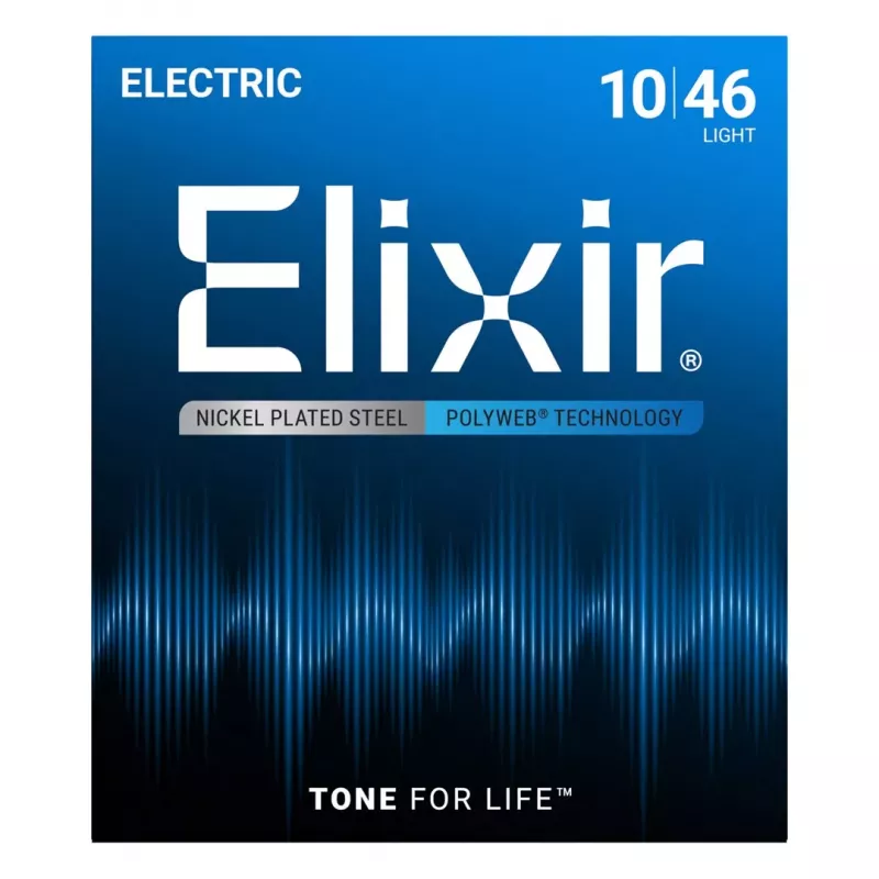 Cordas para guitarra elétrica Elixir 12050 Light (10-46) PW - Revestimento Polyweb