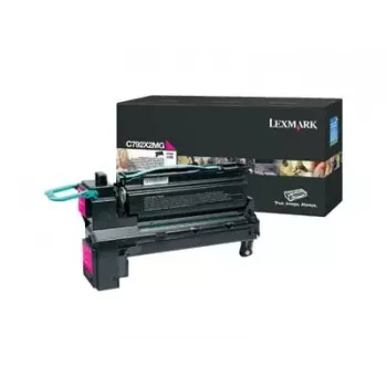 Cartucho de toner Lexmark magenta de alto rendimento - C792X2MG