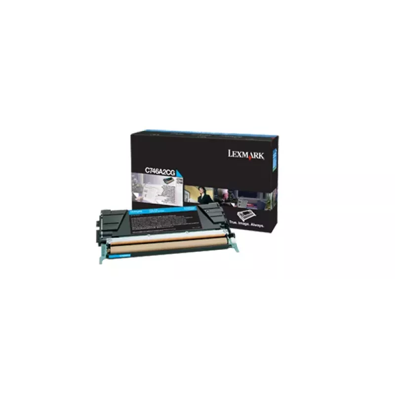 Lexmark Tinteiro original ciano LCCP (74C0SC0) - 3.000 páginas