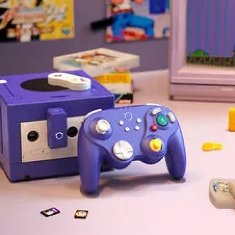 Comando NYXI Warrior Switch 1 e 2 - roxo