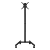 MANHATTAN Suporte compacto para TV e monitor com rodas 13-50 polegadas, inclinável e ajustável em altura, até 20 kg, preto (462464)