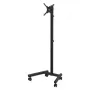 MANHATTAN Suporte compacto para TV e monitor com rodas 13-50 polegadas, inclinável e ajustável em altura, até 20 kg, preto (462464)