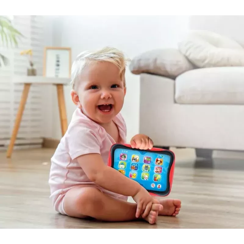 Tablet de brincar Clementoni 17535 - Brinquedo eletrónico educativo para crianças a partir dos 12 meses