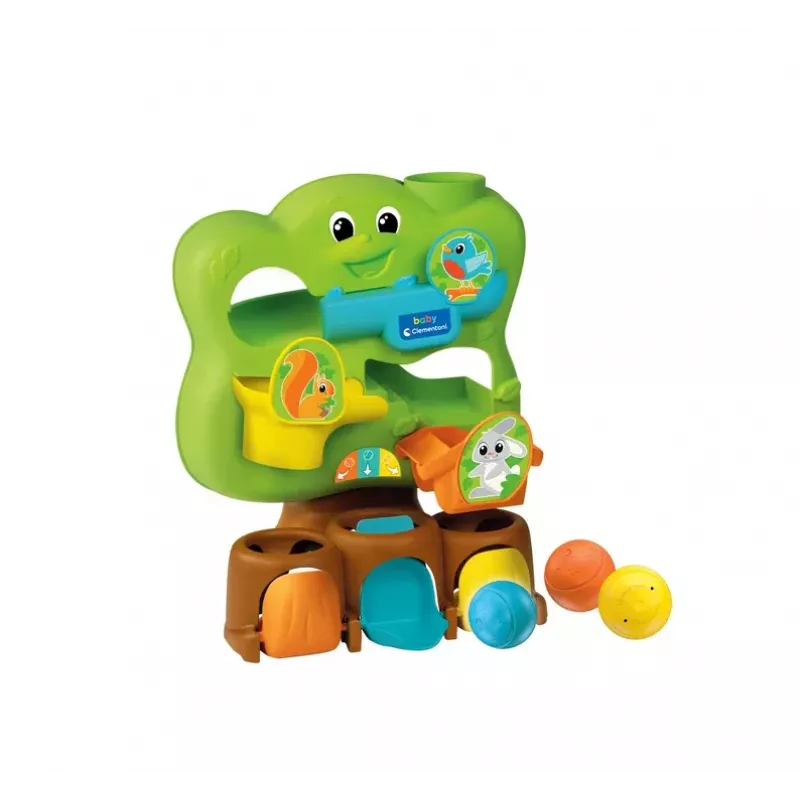 Brinquedo lógico Clementoni Baby – Árvore mágica das cores com bolas 17580