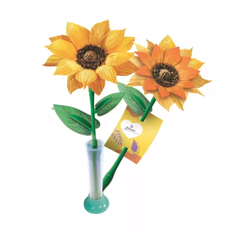 Clementoni Idea Art Kit Criativo Mini Fábrica de Flores Girassol 18347