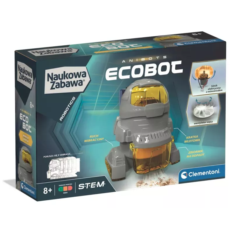 Clementoni Science & Play Kit de Robô EcoBot (língua polaca) 50061