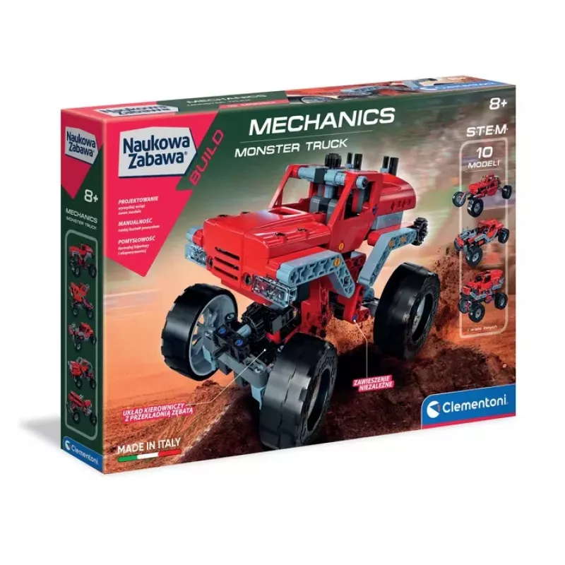 Clementoni Science & Play Laboratório de Mecânica Monster Truck 50062