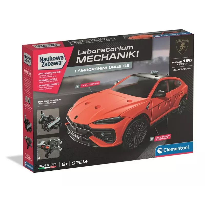 Science & Play Laboratório de Mecânica: Lamborghini Urus Clementoni 50246