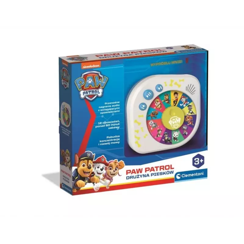 Clementoni Storyteller PAW Patrol Contador de Histórias Eletrónico Interativo