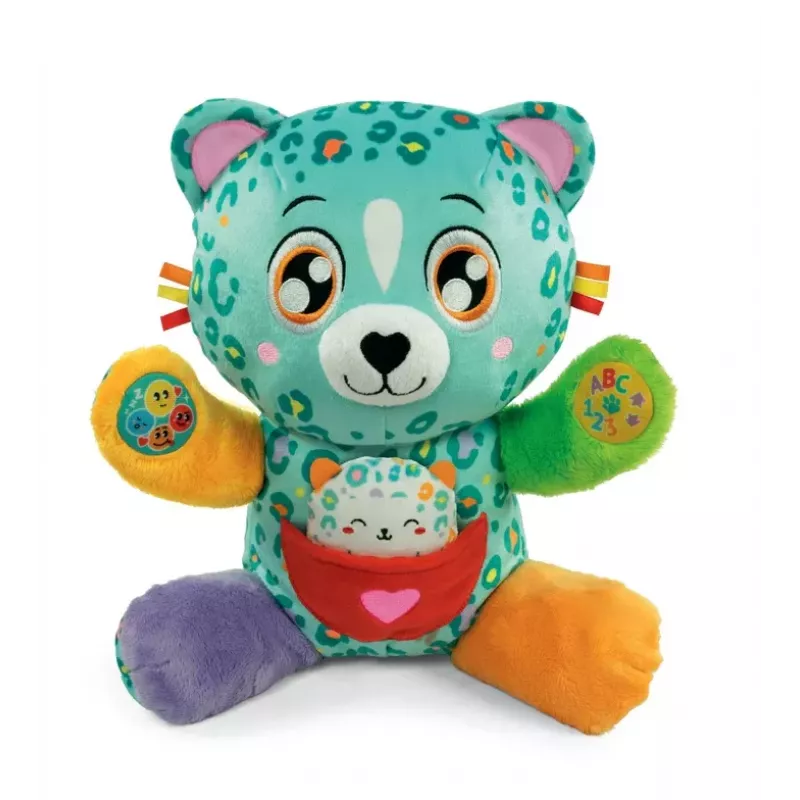 Peluche Interativo Sweet Leopards Mamã Chita Carinhosa Língua Polaca Clementoni 50935