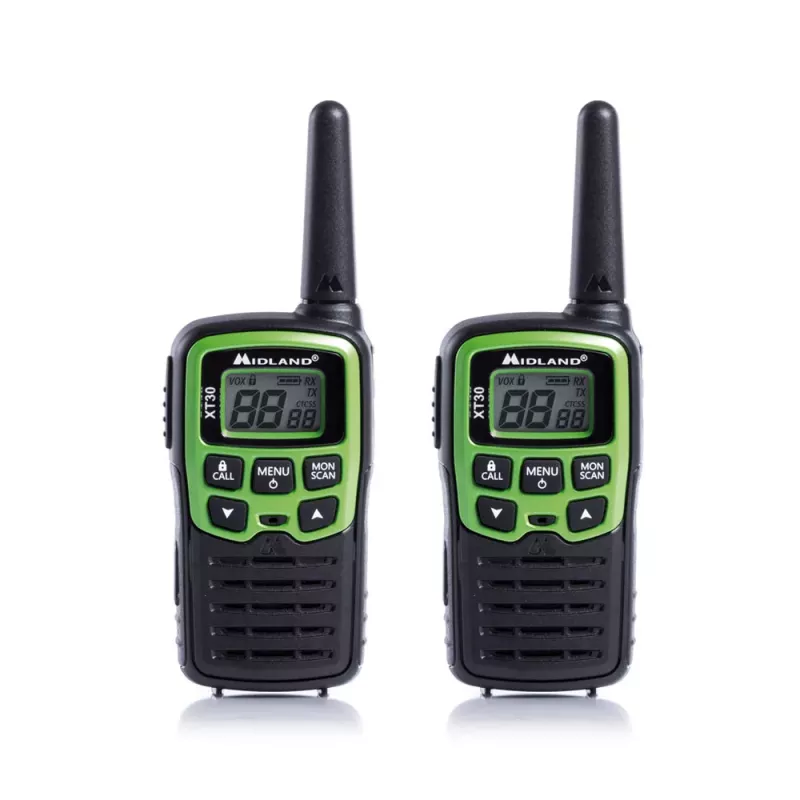 Midland XT30 2x PMR446 conjunto de rádios verde
