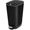 Balde do lixo com pedal KETER 60L preto