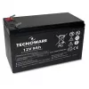 Bateria de chumbo-ácido selada TECNOWARE 12V 9Ah com conectores Faston 6,3mm