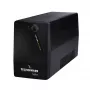 UPS TECNOWARE ERA PLUS 600 SCHUKO Line-Interactive 600VA/360W, bateria 12V 7Ah, 2 tomadas Schuko, USB, preto