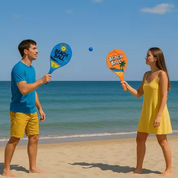 Conjunto de raquetes de praia Koala Games G2470 com bola