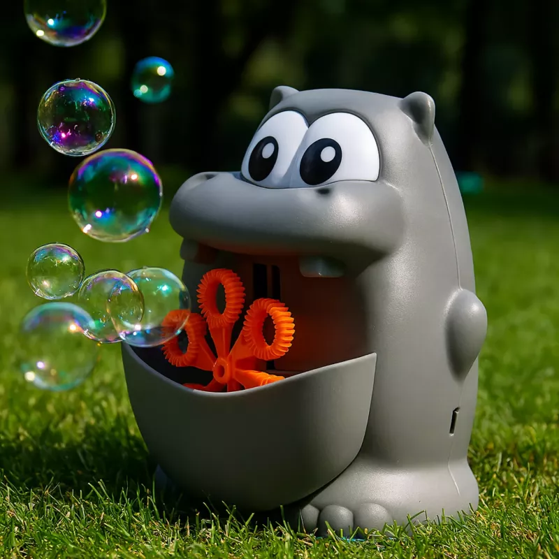 Koala Games G2495 Máquina de bolas de sabão Rã e Hipopótamo (cor aleatória)