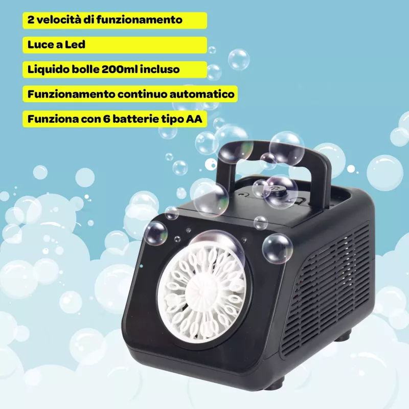 Koala Games G2500 Máquina de bolas de sabão - Azul/Verde, a pilhas, elevada produção de bolas