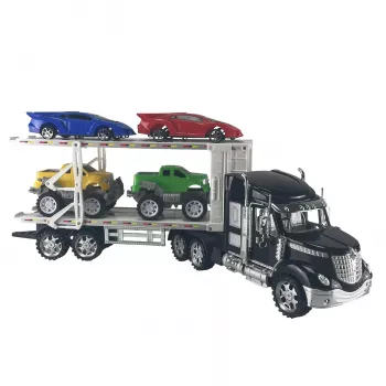 Koala Games G2591 Camião transportador de carros com 4 carros die-cast