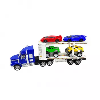 Koala Games G2591 Camião transportador de carros com 4 carros die-cast