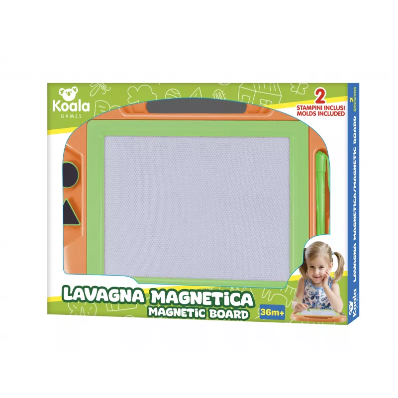 Koala Games G2598 Quadro Magnético - Ludo e Serpentes e Escadas - Jogo de Viagem Dobrável para 2-4 Jogadores - Multicolor