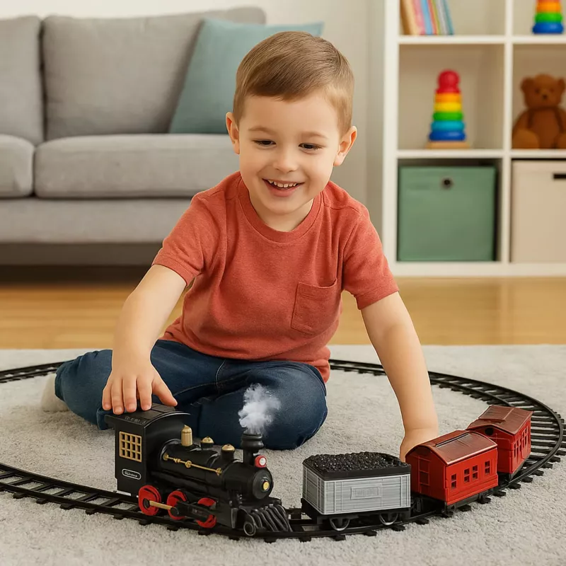Koala Games G2599 Steam Cargo Train Comboio elétrico de brincar