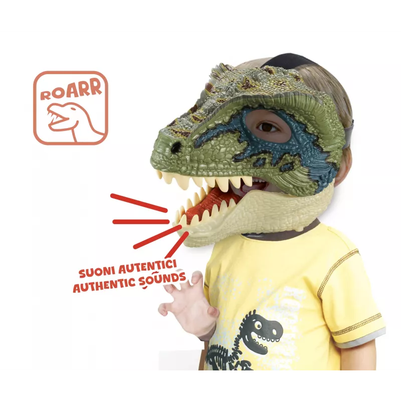 Koala Games G2604 Máscara Jurassic (cor aleatória)