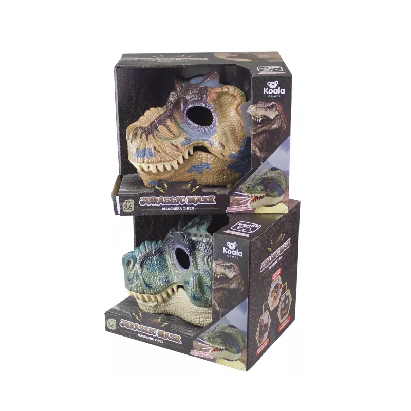 Koala Games G2604 Máscara Jurassic (cor aleatória)