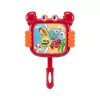 Koala Games G2663 Rede em forma de caranguejo - Vermelho/Laranja, plástico durável e tecido de poliéster, certificado CE, para brincadeiras na água, praia, piscina, banho, a partir dos 3 anos
