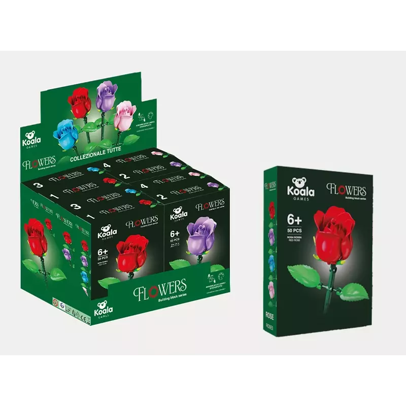 Koala Games G2671 Blocos de construção Rose (cor aleatória)