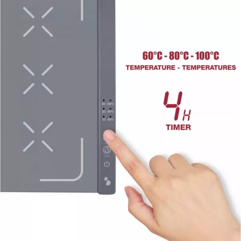 BEPER P101TEM100 Cobertor elétrico individual 150x80 cm 60W branco