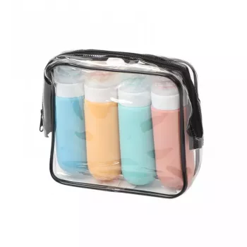 Beper C302AAC010 Conjunto de garrafas de viagem em silicone