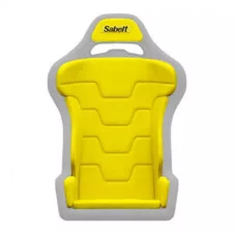 Kit de almofadas Sabelt SRS-1 substituição de espuma 20 mm amarelo racing