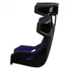 Assento de sim racing SABELT SIM RACING SRX-1, concha em fibra de vidro, acolchoado - azul royal