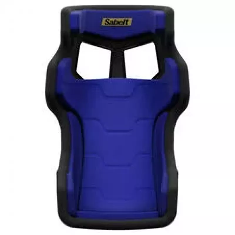 Assento de sim racing SABELT SIM RACING SRX-1, concha em fibra de vidro, acolchoado - azul royal