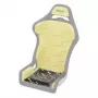 Almofada de assento Sim Foam Pro Kit SABELT SIM RACING, forma estável, ergonómica, 40x50 cm - preto