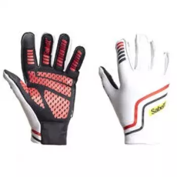 Luvas de sim racing SABELT SIM RACING Sabelt G33 - tamanho XL, branco