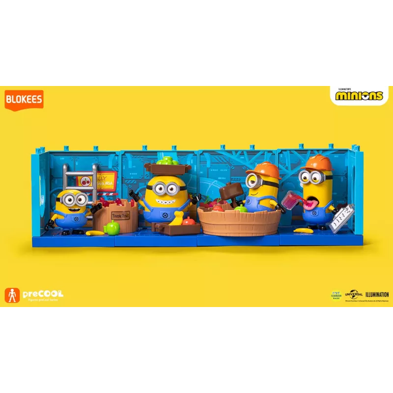 Figura de construção colecionável BLOKEES Minions preCOOL S1 - Otto the Fruit Handler