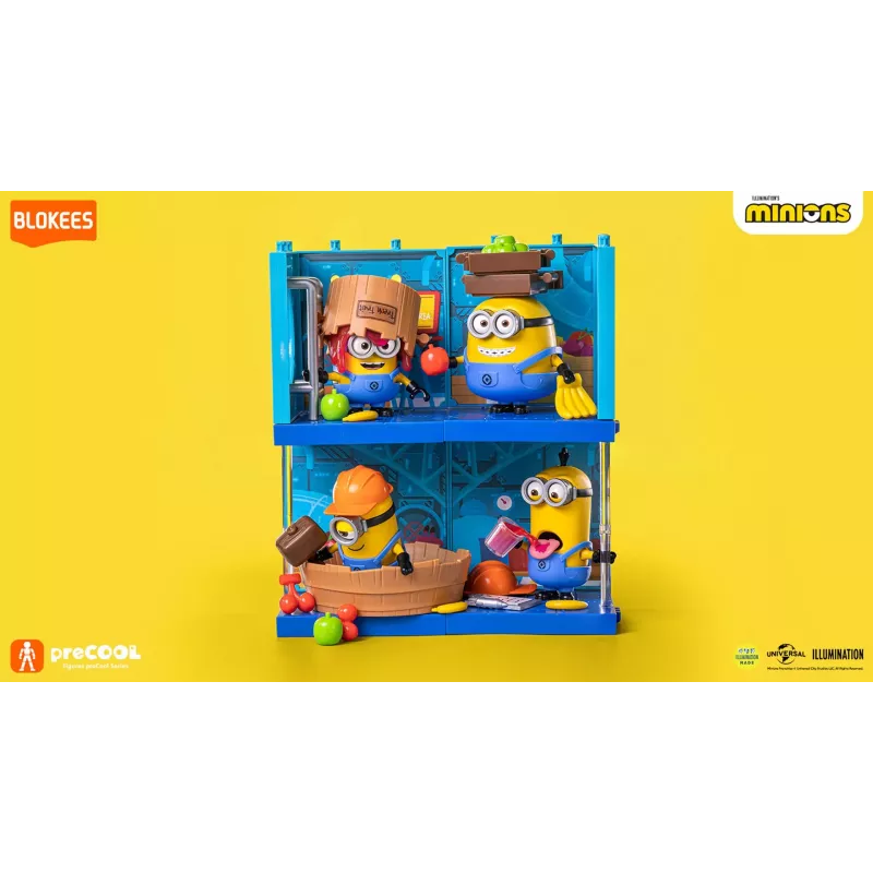 Figura de construção colecionável BLOKEES Minions preCOOL S1 - Otto the Fruit Handler