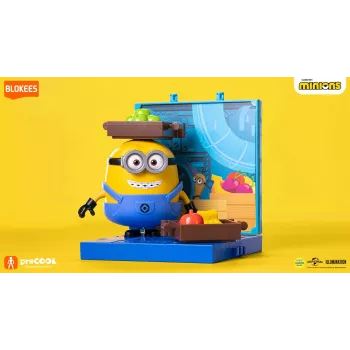 Figura de construção colecionável BLOKEES Minions preCOOL S1 - Otto the Fruit Handler