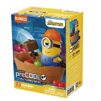 Figura de construção colecionável BLOKEES MINIONS preCOOL S1 - STUART THE JELLY MAKER
