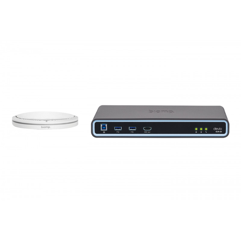 Biamp Devio SCR-20TX White Hub de Conferência / Processador de Colaboração